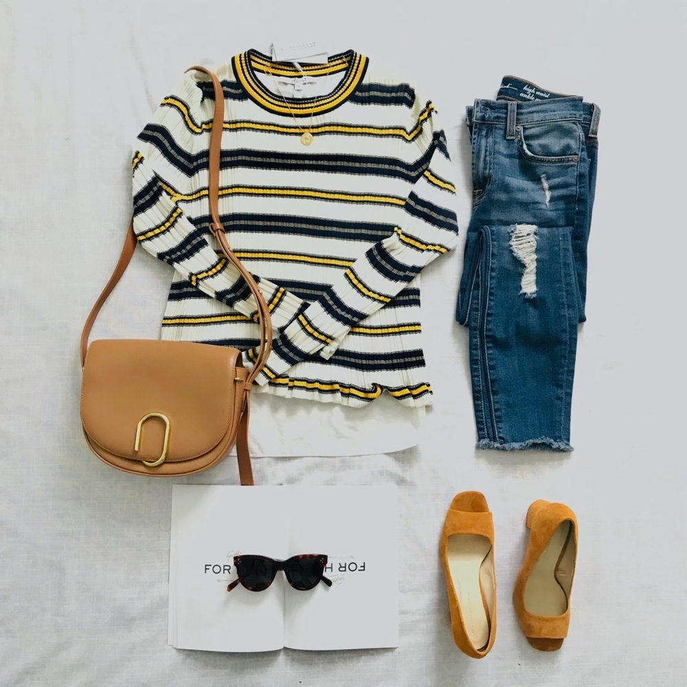 NWT! Derek Lam Combo Sweatshirt,size L